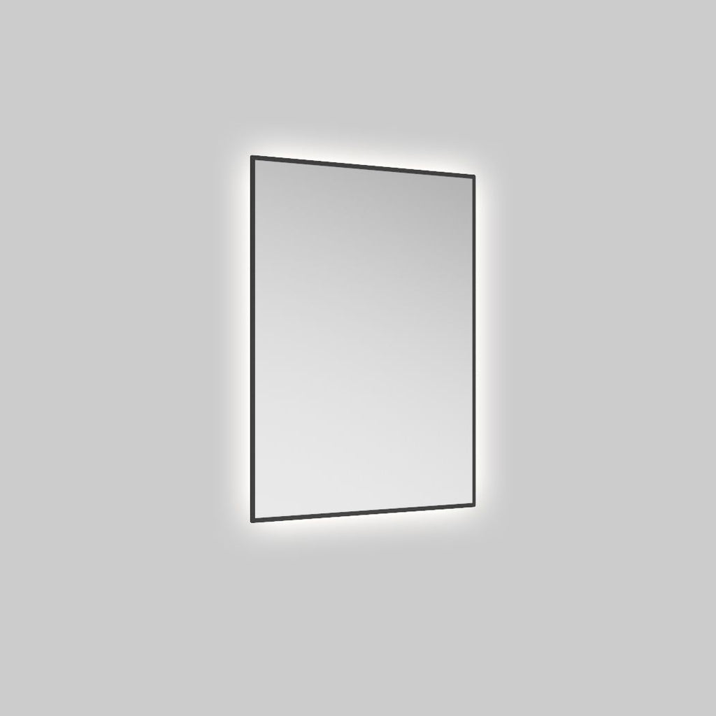 Echo 500X700Mm Rectangle Illuminated Mirror Black