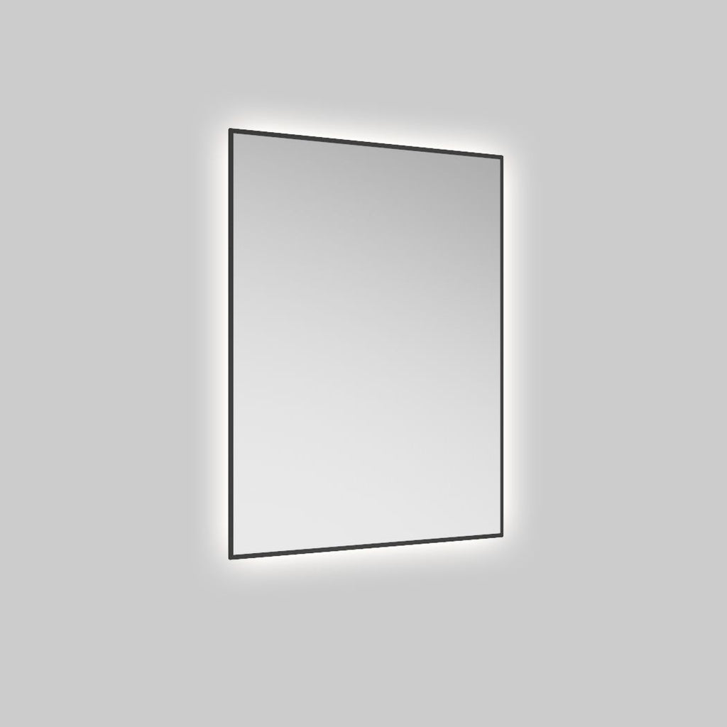 Echo 600X800Mm Rectangle Illuminated Mirror Black