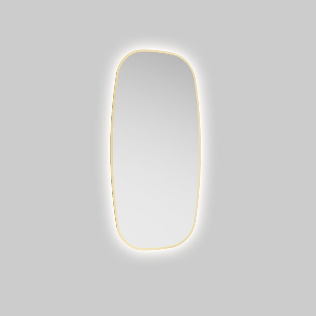 Echo Arena 450X900Mm Illuminated Mirror Gold