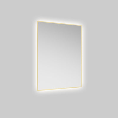Echo 600X800Mm Rectangle Illuminated Mirror Gold