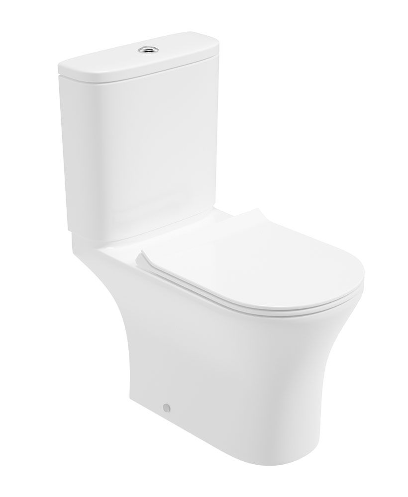Pena Open Back Close Coupled Wc & Sequence Slim Seat