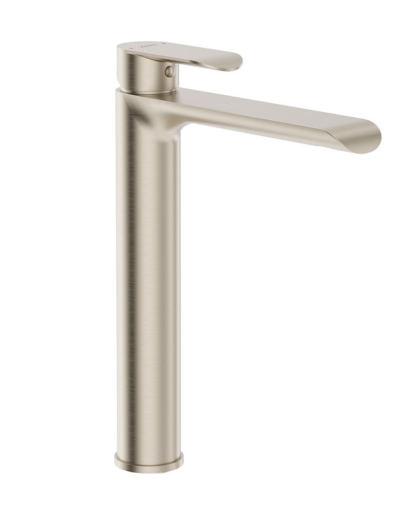 Scope Freestanding Basin Mixer Brushed Nickel