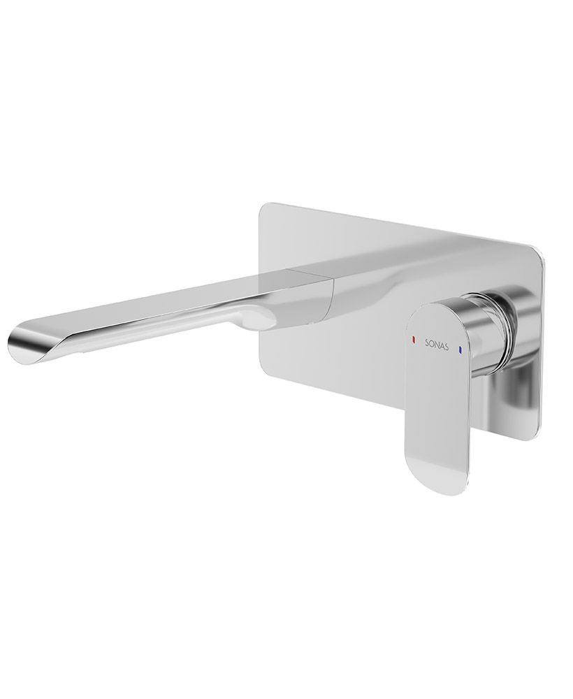 Scope Wall Mounted Basin Mixer Chrome