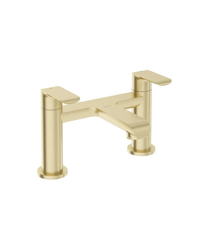 Scope Deck Mounted Bath Filler Brushed Gold