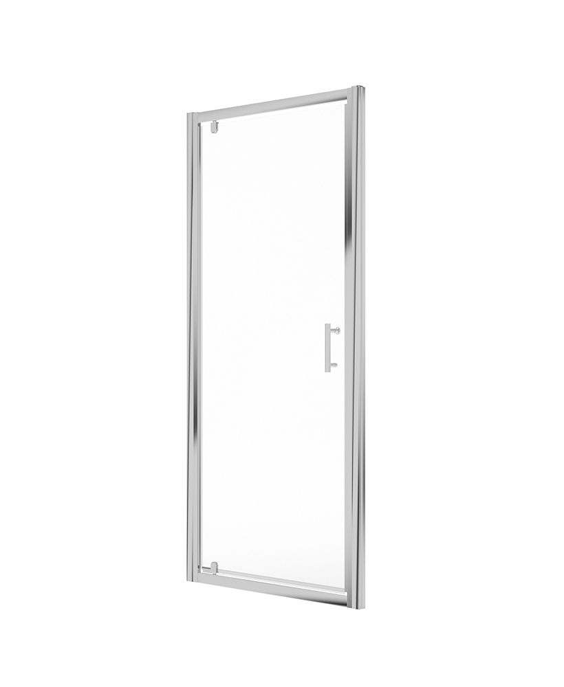 City Plus Pivot 700Mm Shower Door Chrome