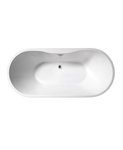 Andrea 1415X745Mm Freestanding Bath Coloured