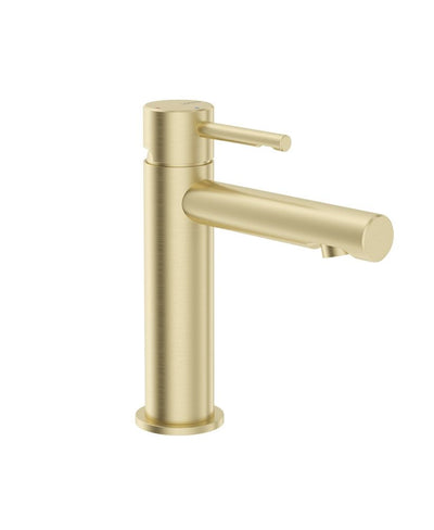 Hakk Basin Mixer Brushed Gold