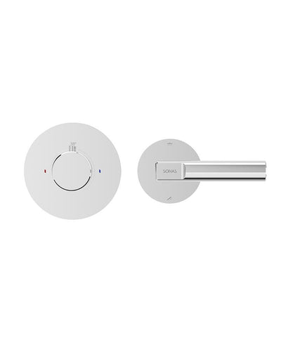 Hakk Concealed Thermostatic Shower Valve With Diverter Chrome