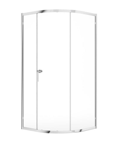 Zeba Single Door Quadrant 800Mm Shower Door Chrome
