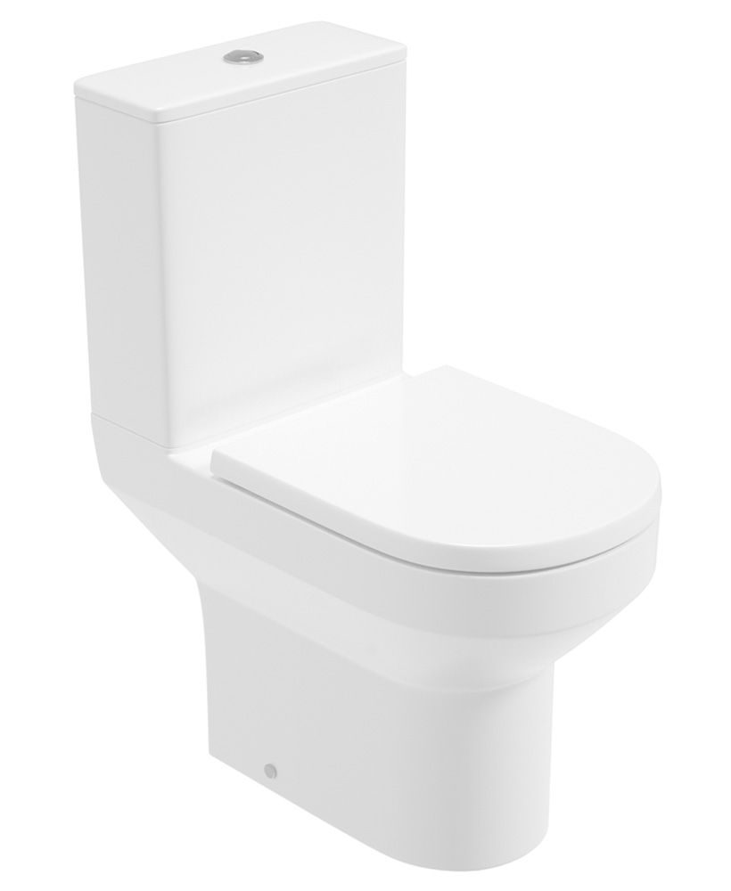 Base Rimless Open Back Standard Height Wc & Pp Seat
