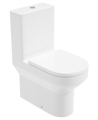 Base Rimless Fully Shrouded Standard Height Wc & Pp Seat
