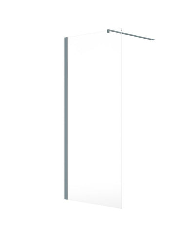 Aspect 700Mm Wetroom Panel Matt Coral Green