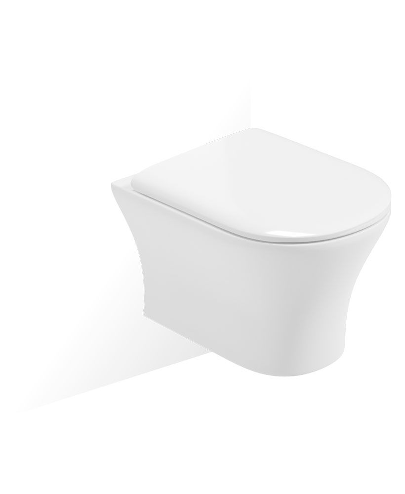 Pena Rimless Wall Hung Wc & Sequence Soft Close Seat