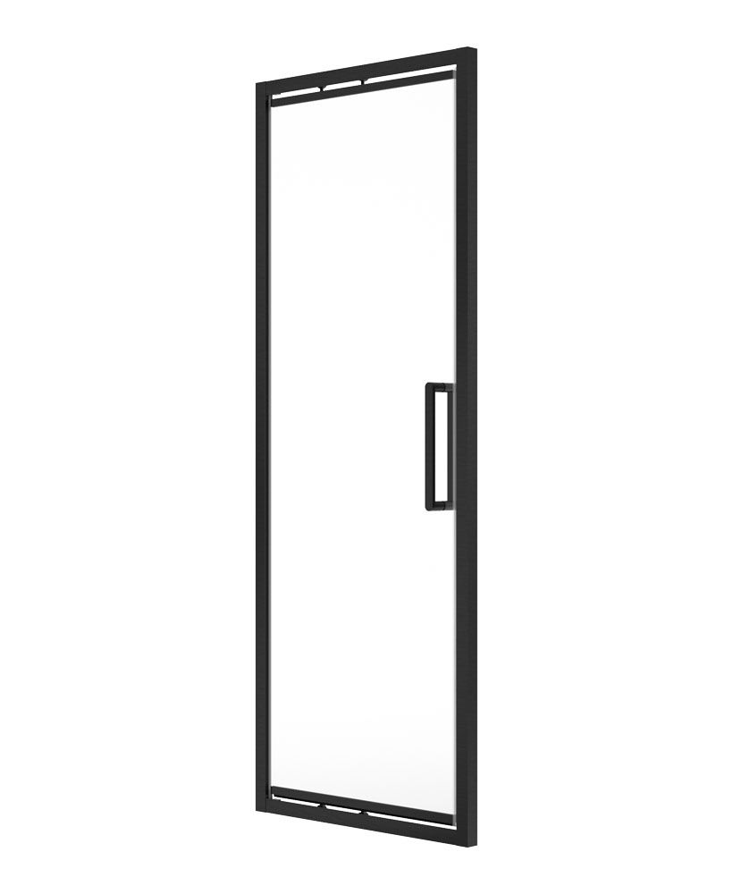 Aspect Infold 900Mm Shower Door Matt Black