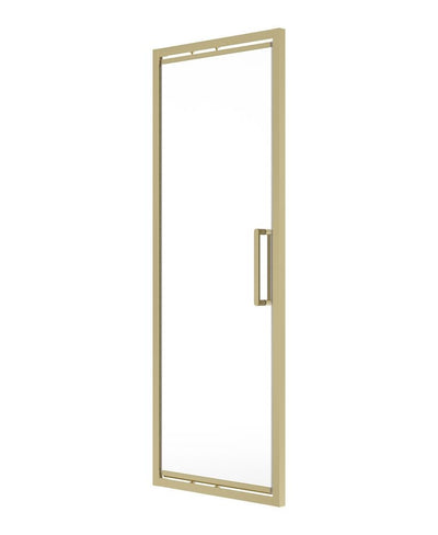 Aspect Infold 700Mm Shower Door Brushed Gold