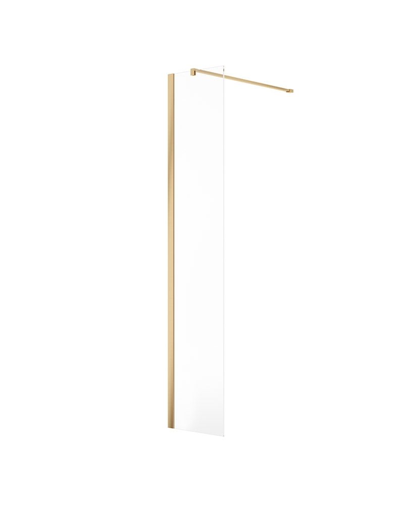 Aspect 400Mm Wetroom Panel Brushed Gold