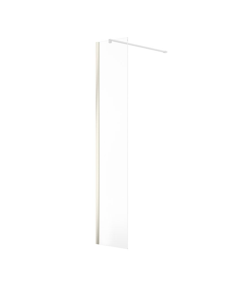 Aspect 400Mm Wetroom Panel Brushed Nickel