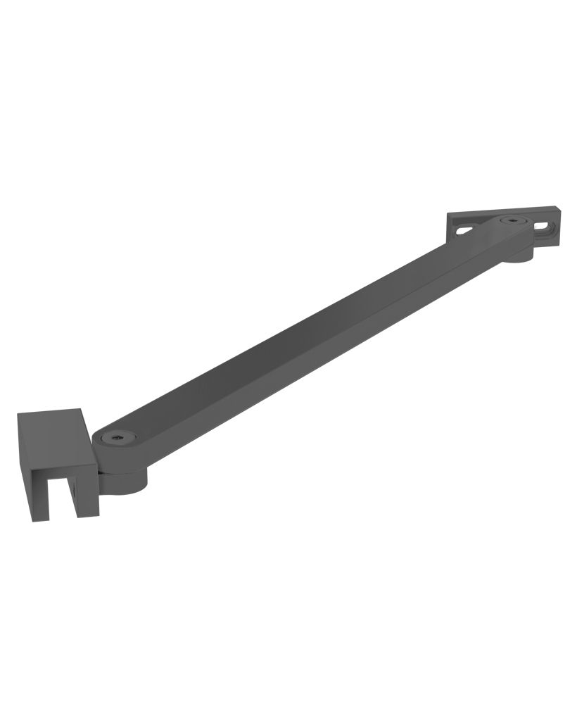 Aspect 300Mm Angle Support Bar Matt Black