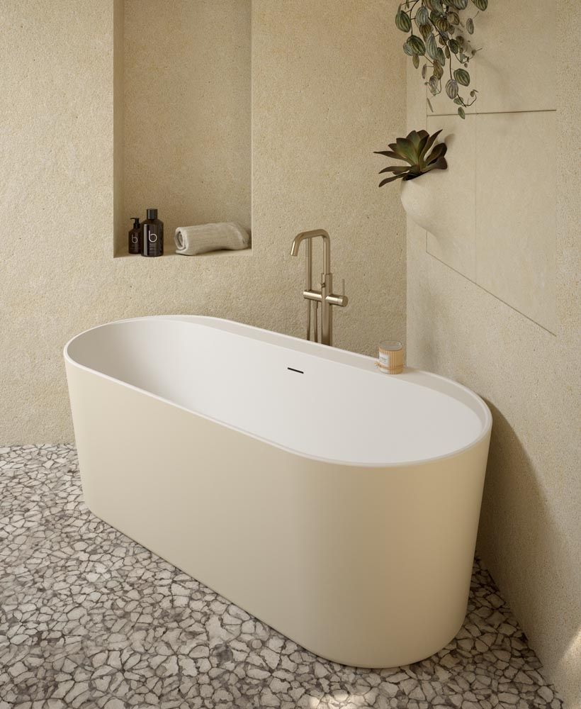 Samoa 1700X750Mm Freestanding Bath Coloured