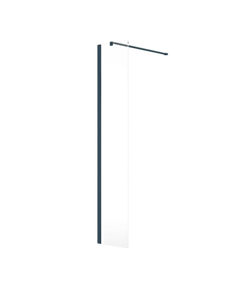 Aspect 400Mm Wetroom Panel Ocean Blue Matt