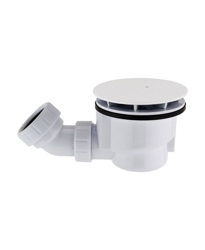 Sonas 90Mm High Flow Shower Waste Matt White