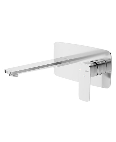 Inez Wall Mounted Basin Mixer Chrome