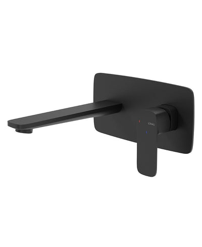Inez Wall Mounted Basin Mixer Matt Black