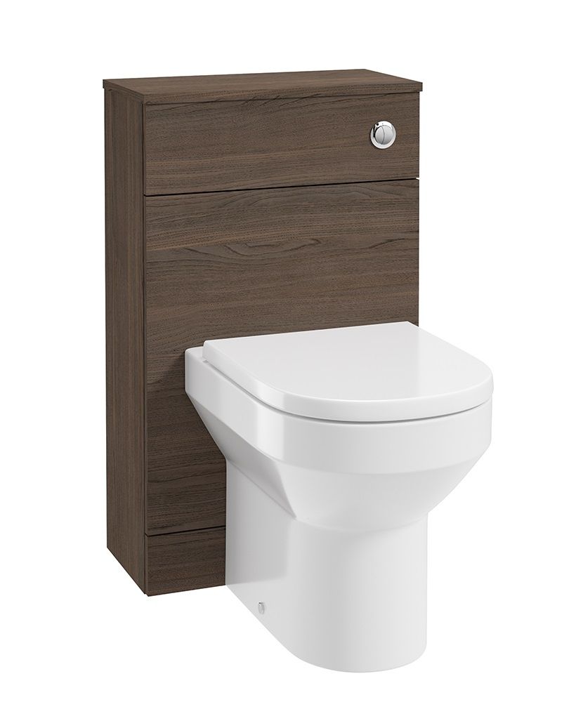 Corta Back To Wall Wc Unit Sable Ash-Chrome Button