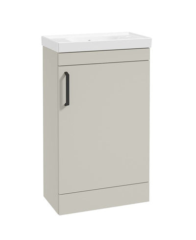 Corta Floorstanding 50Cm Single Door Compact Unit Whispering Willow-Black Han