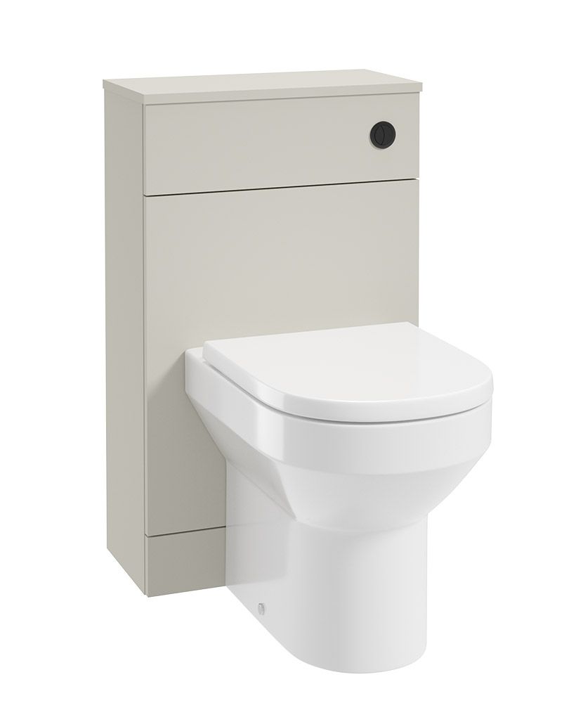 Corta Back To Wall Wc Unit Whispering Willow-Black Button