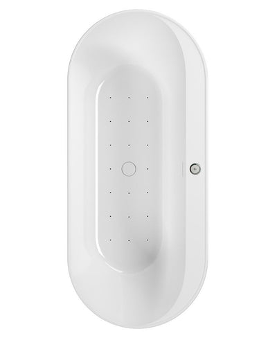 Samoa 1700X750Mm Freestanding Air Jet System Whirlpool Bath Coloured