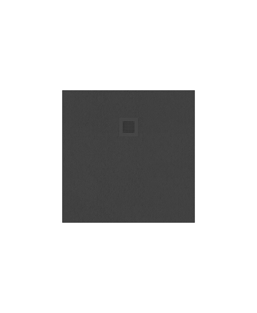 Slate Square 900Mm Shower Tray Anthracite & Waste