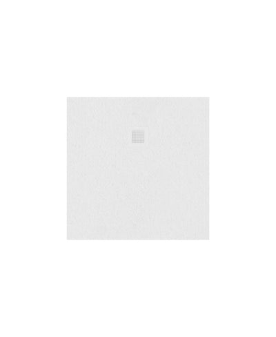 Slate Square 900Mm Shower Tray White & Waste