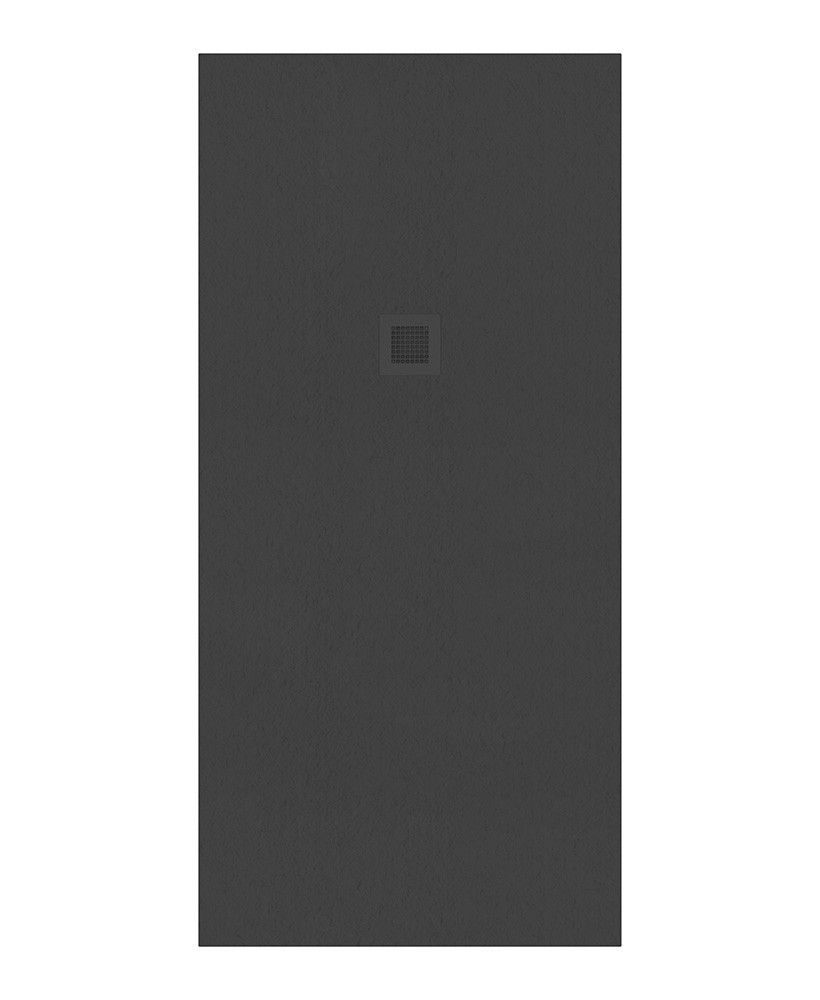 Slate Rectangle 1900X900Mm Shower Tray Anthracite & Waste