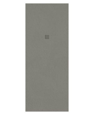 Slate Rectangle 2000X800Mm Shower Tray Taupe & Waste