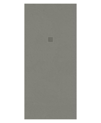 Slate Rectangle 2000X900Mm Shower Tray Taupe & Waste