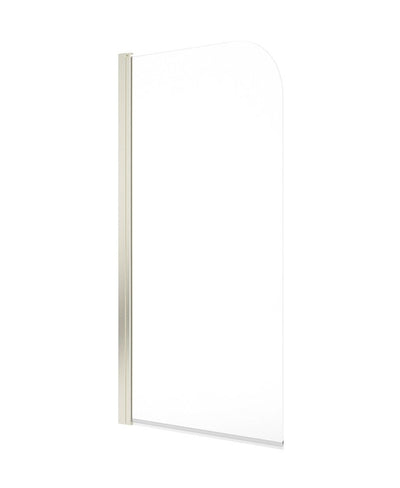 Lunar Sb1 6Mm Radius Bath Screen Brushed Nickel