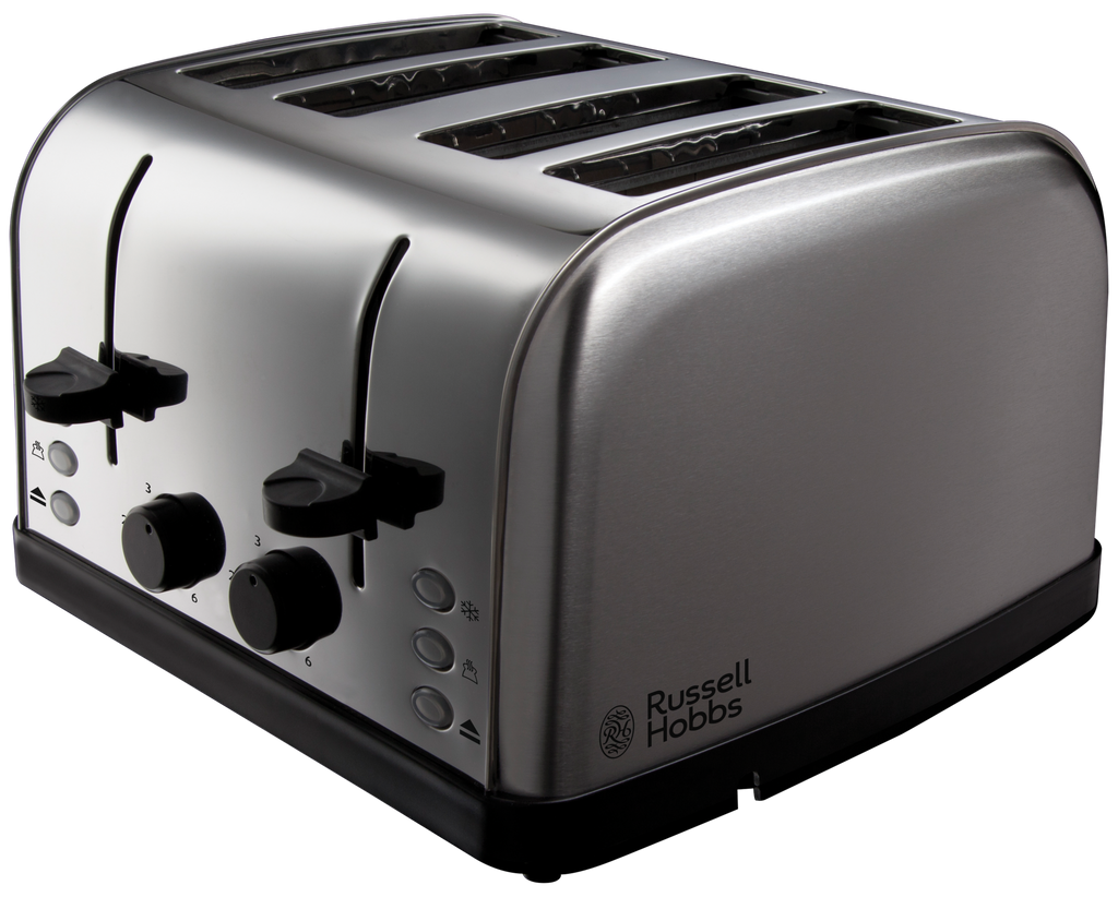 Russell Hobbs Brushed 4-Slice Toaster