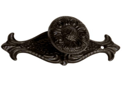 Black Knob & Back Plate 35mm