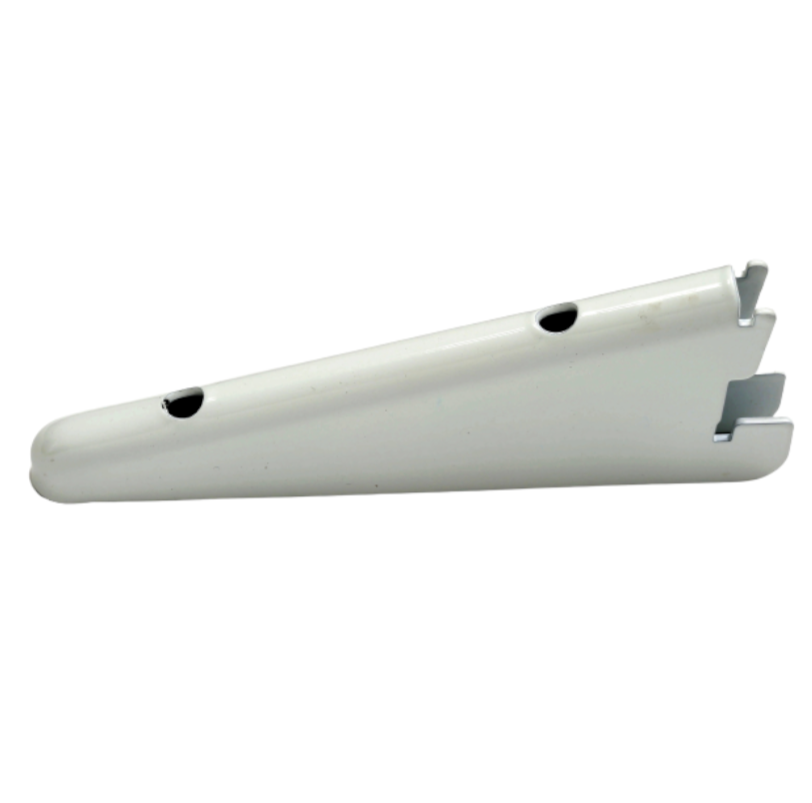 Twin Slot  Bracket White 17cm (6.3/4")