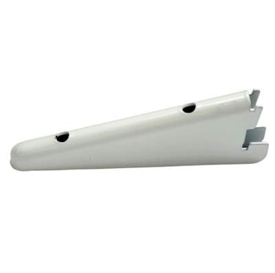 Twin Slot  Bracket White 17cm (6.3/4