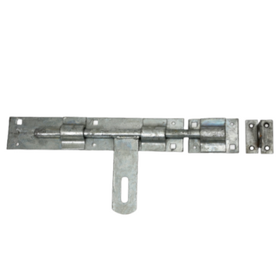 Cross Door Bolt Galvanised 18
