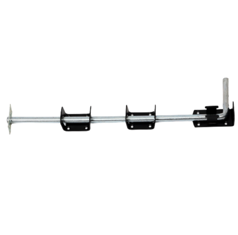 Garage Drop Door Bolt Black 18"