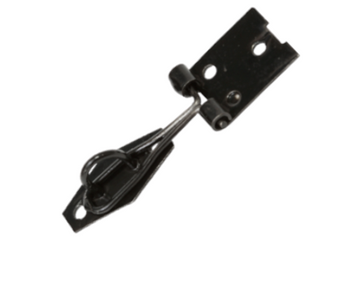 Hasp & Staple Wire Black 3