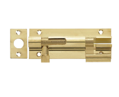 Barrel Bolt Brass Necked 3