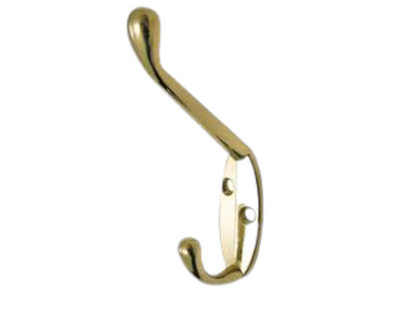 Hat & Coat Hook Brass
