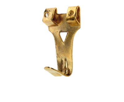 No.3 Picture Hook Brass Double