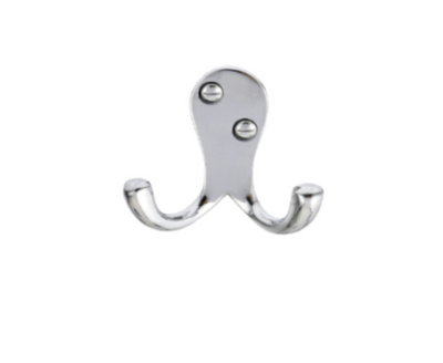 Robe Hook Chrome Twin