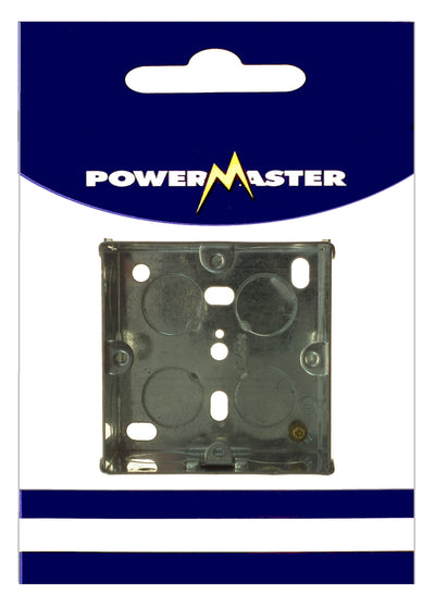 Powermaster 1G 35Mm Flush Metal Box