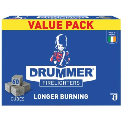 Drummer Firelighters - 60 Pack